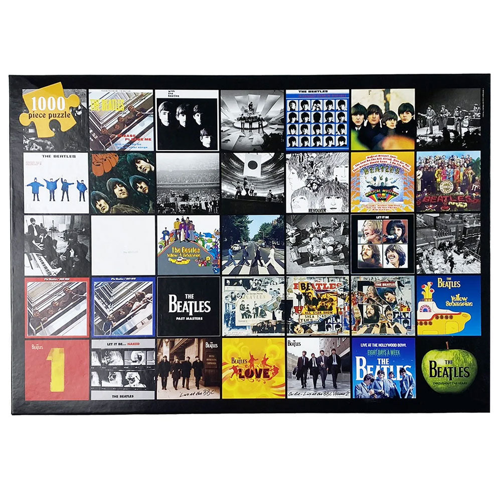 The Beatles Album Collage 1000 Piece Puzzle