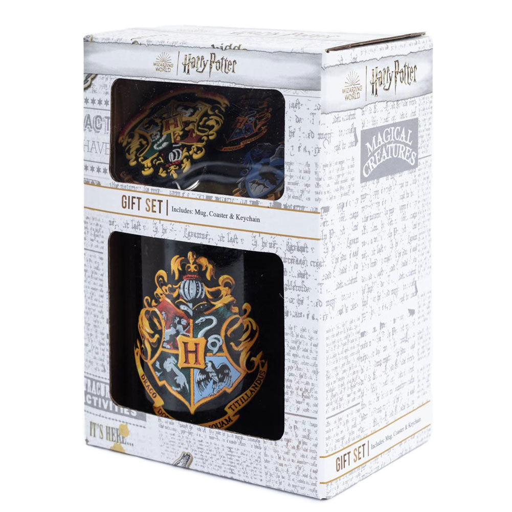 Harry Potter Colourful Crest Mug & Coaster Set