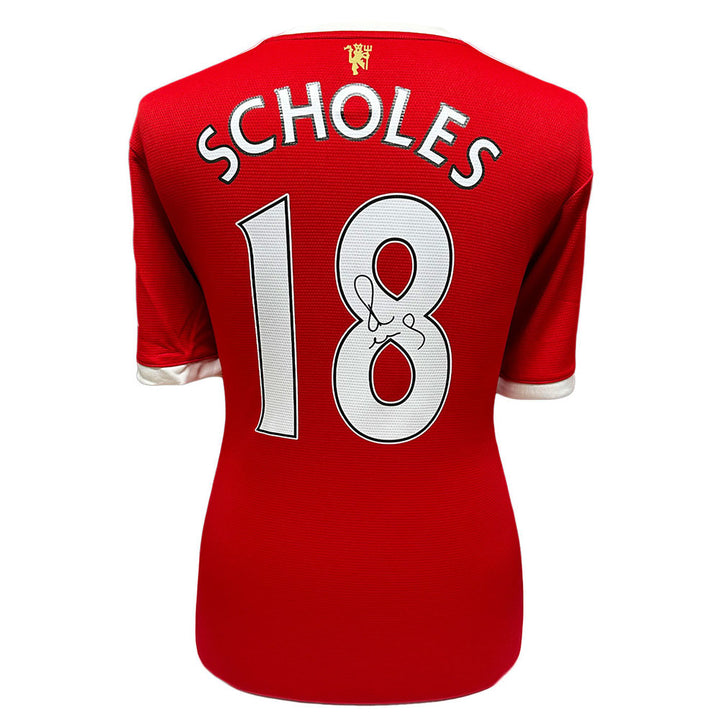 Manchester United Paul Scholes Signed Shirt