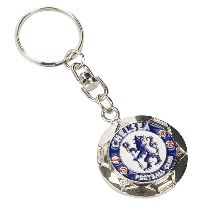 Chelsea Silver Ball Keyring