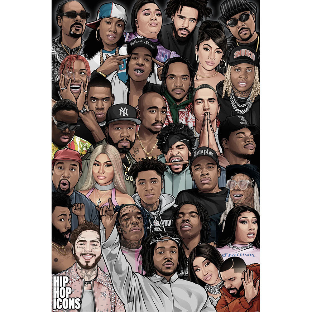 Hip Hop Icons Poster