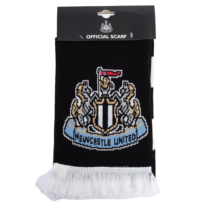 Newcastle United FC Black & White Stripe Scarf