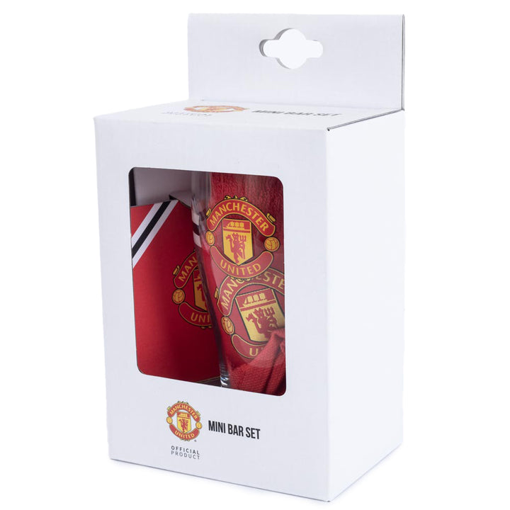 Official Manchester United FC Mini Bar Set