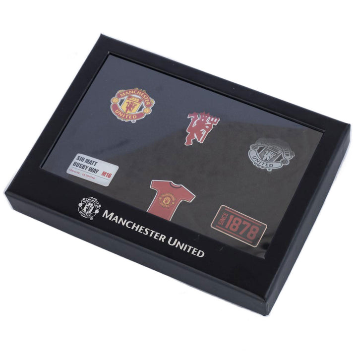 Manchester United 6-Piece Badge Set