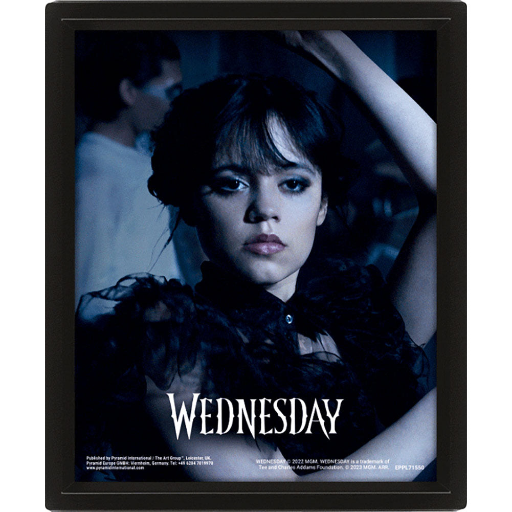 Official Wednesday Goo Goo Muck Framed 3D Lenticular Poster