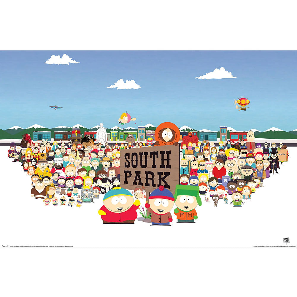 South Park Character Montage Poster