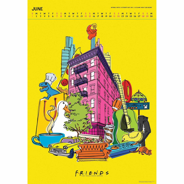 Friends Deluxe 2025 Calendar