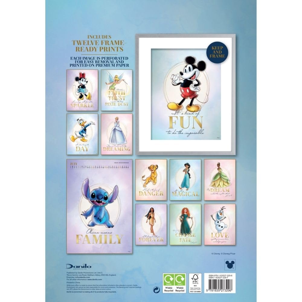 Disney Deluxe 2025 Calendar