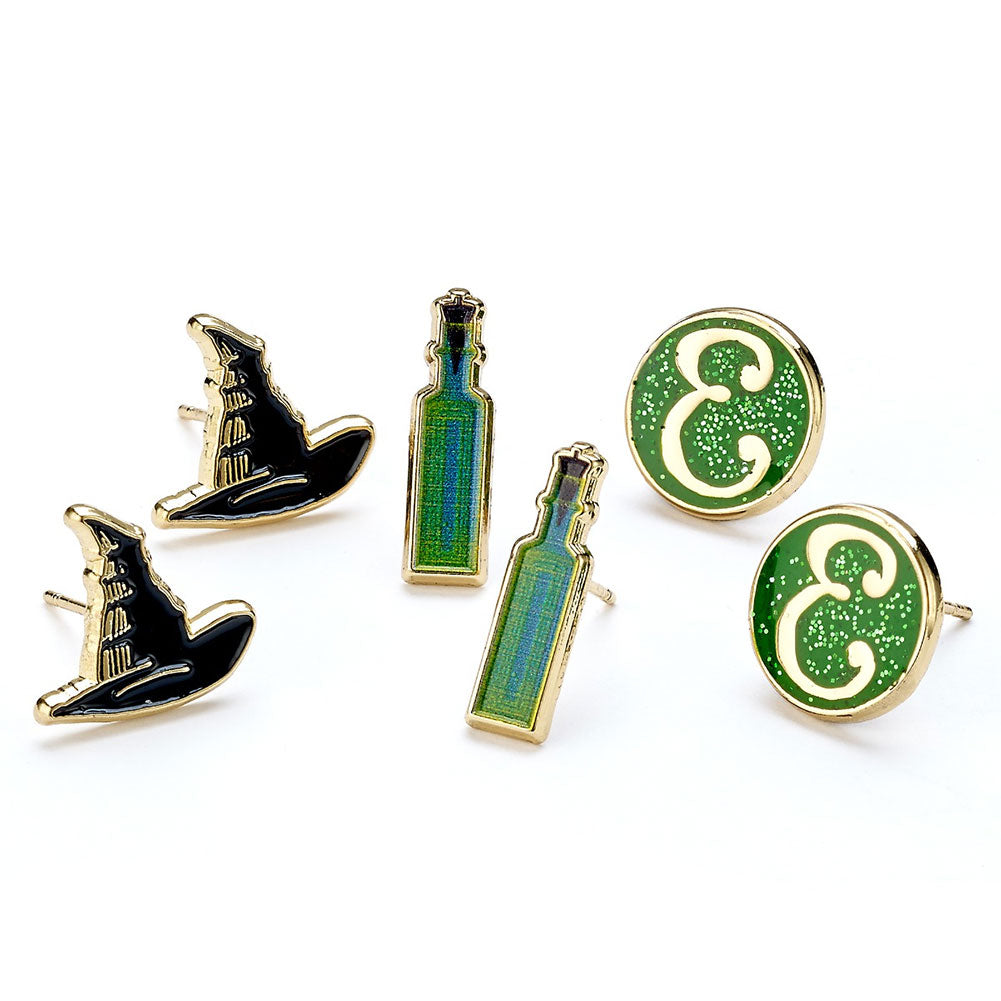 Wicked Elphaba Stud Earrings Set