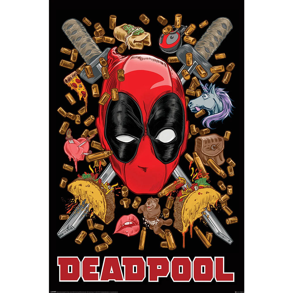 Deadpool Chimichanga Poster