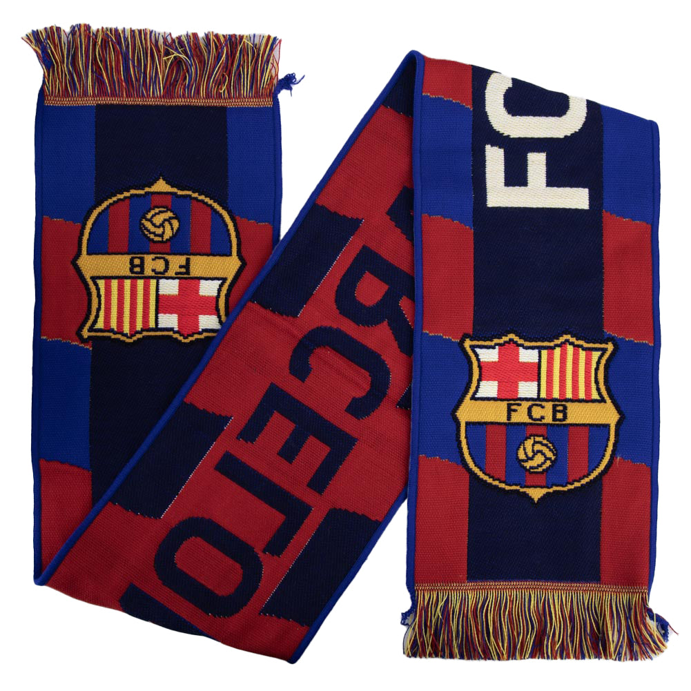 FC Barcelona Navy Stripe Scarf