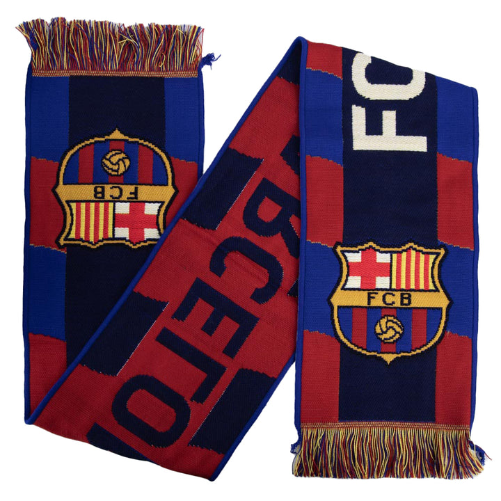 FC Barcelona Navy Stripe Scarf