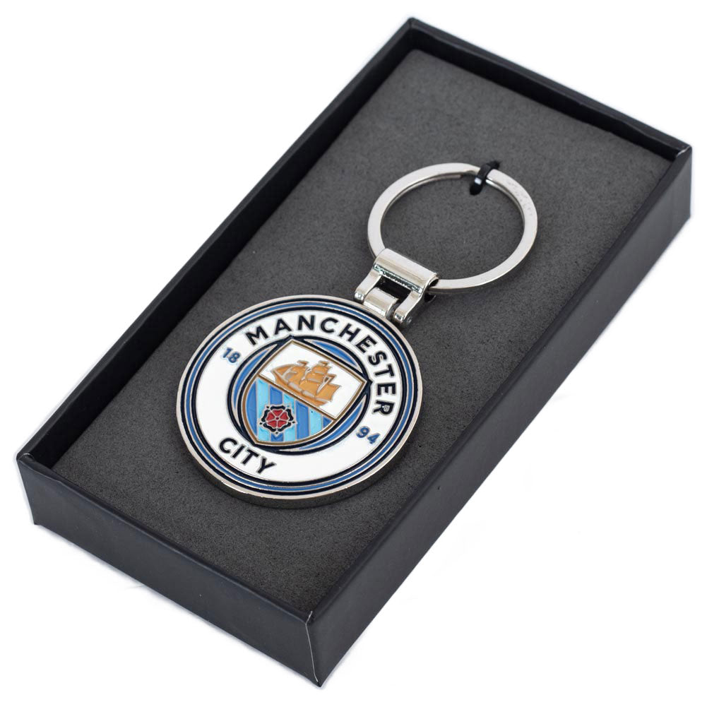 Manchester City FC Executive Crest Keyring