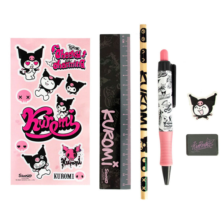 Kuromi 6-Piece Stationery Set