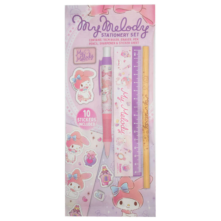 My Melody 6-Piece Stationery Set