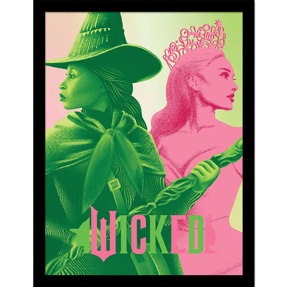 Wicked Elphaba & Glinda 16" x 12" Picture