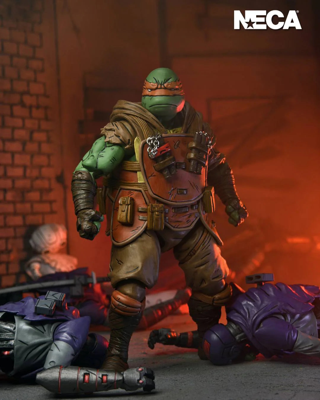 NECA Teenage Mutant Ninja Turtles: The Last Ronin Ultimate Flashback Michelangelo 7" Action Figure