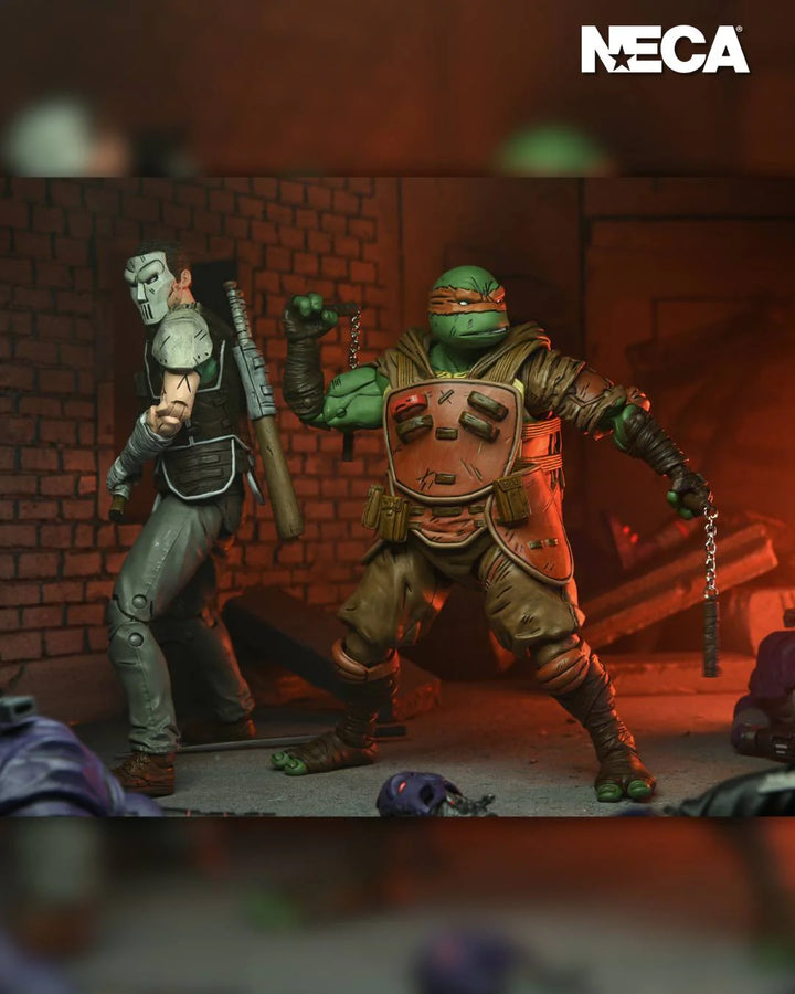 NECA Teenage Mutant Ninja Turtles: The Last Ronin Ultimate Flashback Michelangelo 7" Action Figure