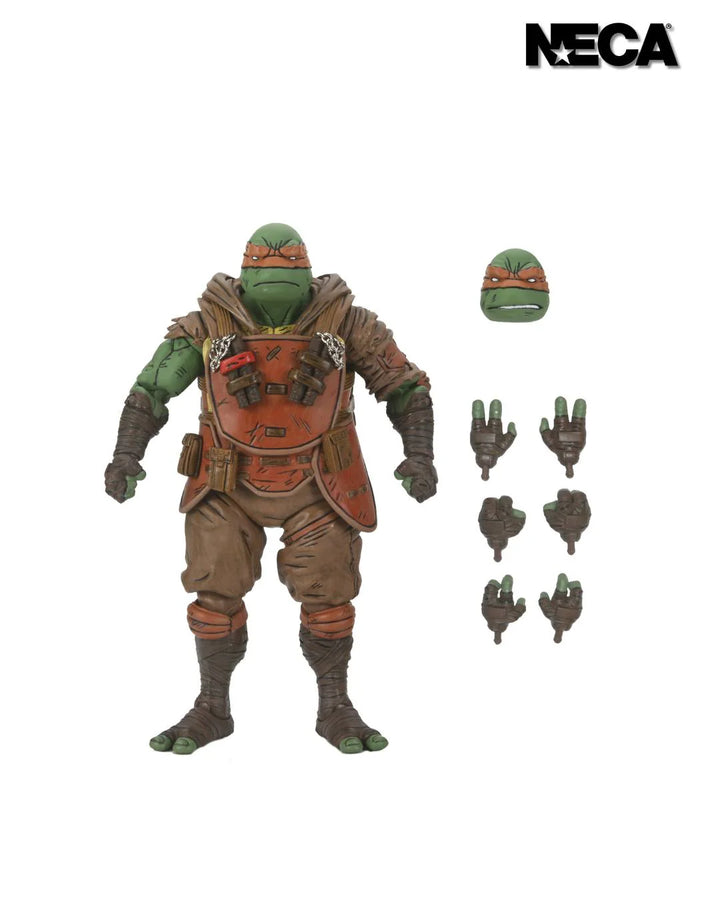 NECA Teenage Mutant Ninja Turtles: The Last Ronin Ultimate Flashback Michelangelo 7" Action Figure