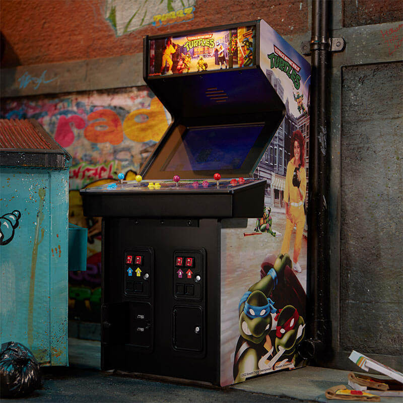 Quarter Arcades Official Teenage Mutant Ninja Turtles 1/4 Sized Mini Retro Arcade Game Machine : PENDING RELEASE