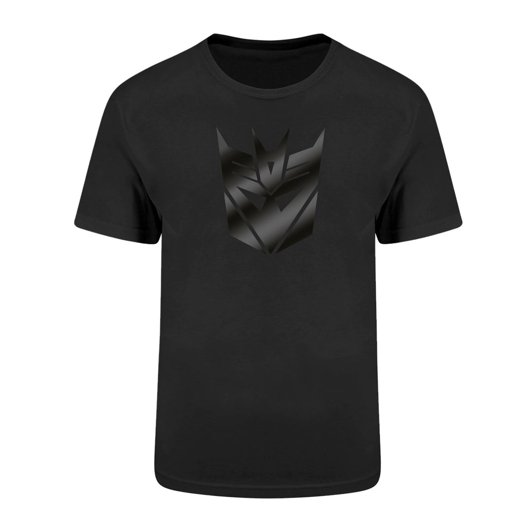 Transformers Decepticon Logo Black on Black T-Shirt