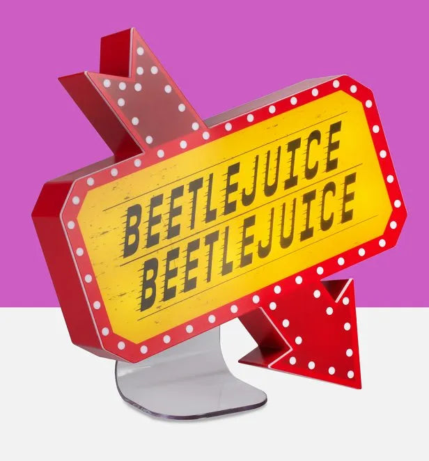 Beetlejuice Beetlejuice Sign Light