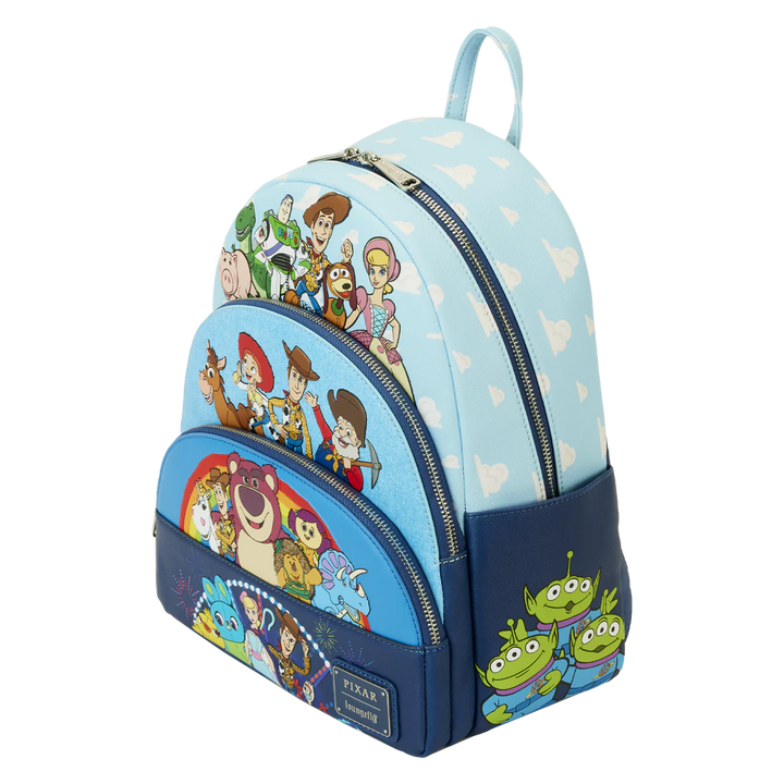 Loungefly Toy Story Movie Collab Triple Pocket Mini Backpack