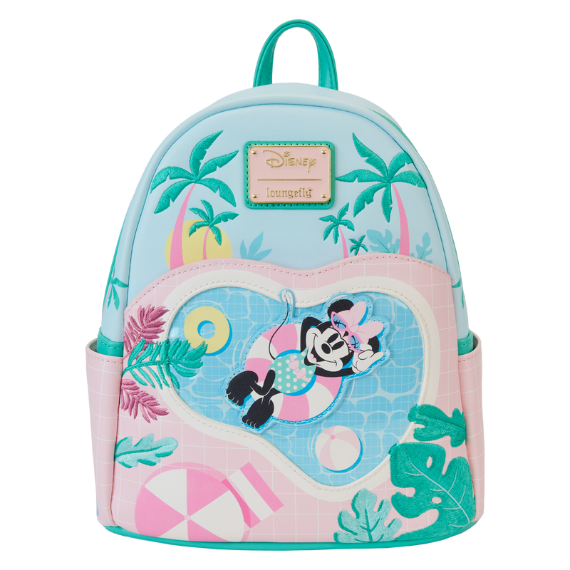 Loungefly Minnie Mouse Vacation Style Mini Backpack