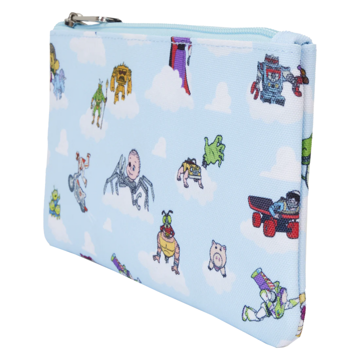 Loungefly Toy Story Movie Collab All Over Print Nylon Wristlet Wallet