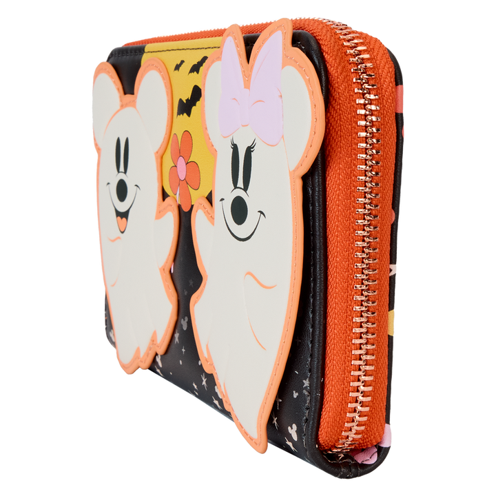 Loungefly Disney Mickey And Friends Halloween Zip Around Wallet