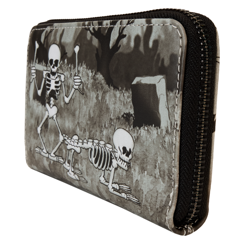 Loungefly Disney Skeleton Dance Zip Around Wallet