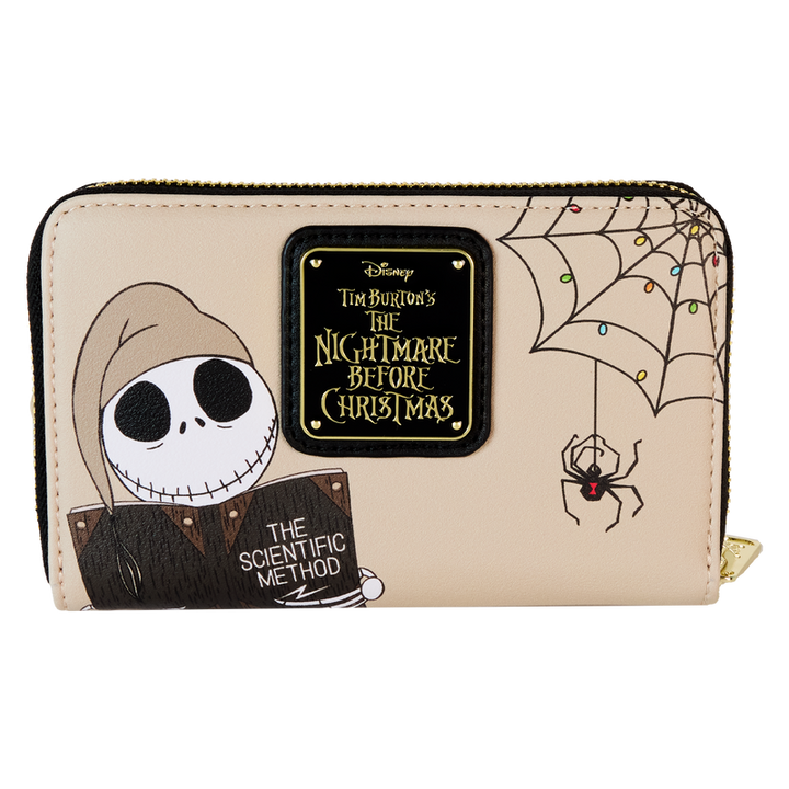 Loungefly Disney Nightmare Before Christmas Scientific Method Book Zip Around Wallet