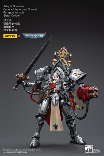 Warhammer 40K 1/18 Scale Adepta Sororitas Order of the Argent Shroud Paragon Warsuit Sister Collaen