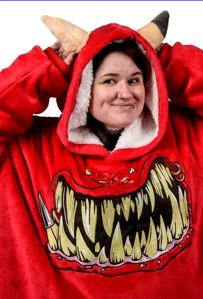 Warhammer 40,000: Red Squig Hooded Blanket