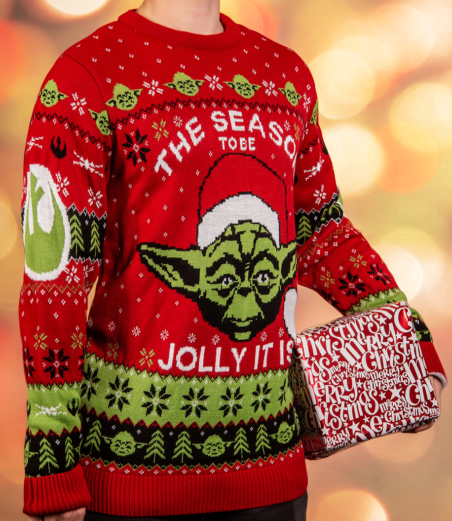 Official Star Wars Yoda Christmas Jumper