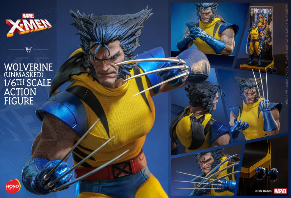 Hot Toys Hono Studio Marvel Comics Wolverine (Unmasked) 1/6th Scale Action Figure