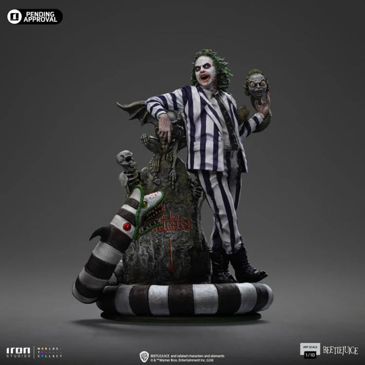 Iron Studios Beetlejuice Beetlejuice (2024) Beetlejuice 1/10 Deluxe Art Scale Limited Edition Statue