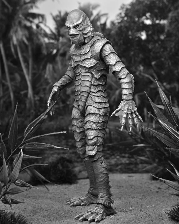 NECA Universal Monsters Ultimate Creature from the Black Lagoon (Black & White) 7" Action Figure
