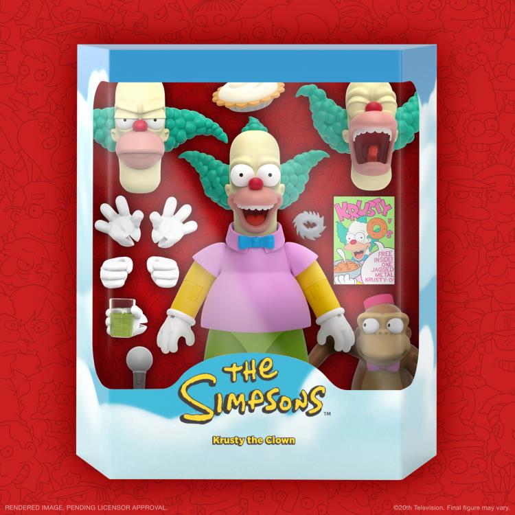 The Simpsons ULTIMATES! Krusty The Clown Action Figure