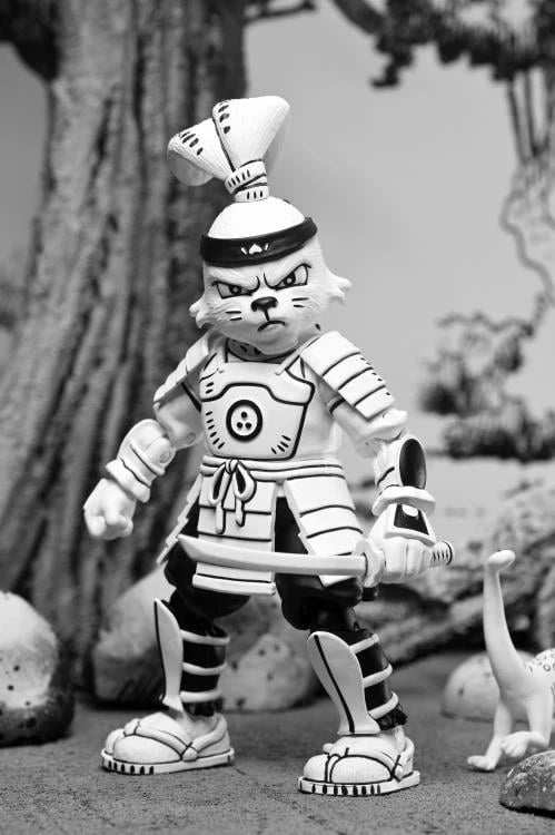 NECA TMNT Usagi Yojimbo Samurai Usagi Black and White 7" Action Figure