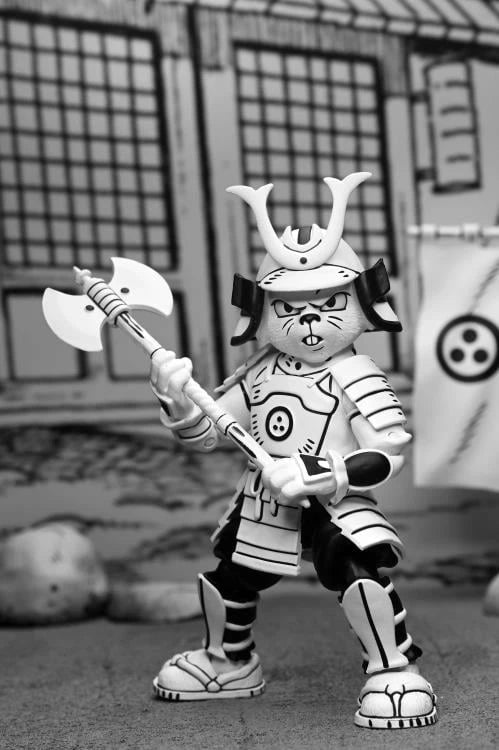 NECA TMNT Usagi Yojimbo Samurai Usagi Black and White 7" Action Figure