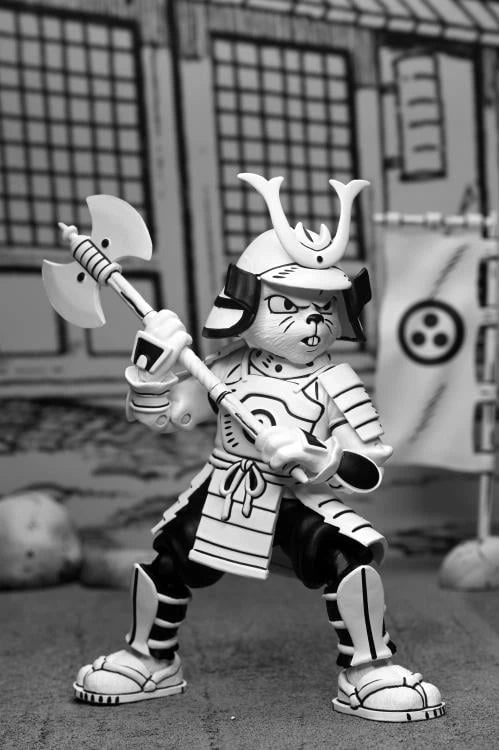 NECA TMNT Usagi Yojimbo Samurai Usagi Black and White 7" Action Figure