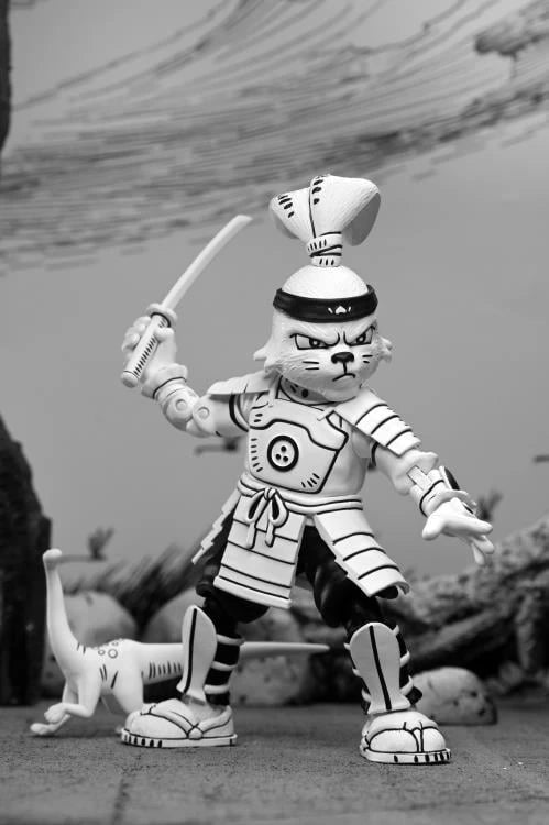 NECA TMNT Usagi Yojimbo Samurai Usagi Black and White 7" Action Figure