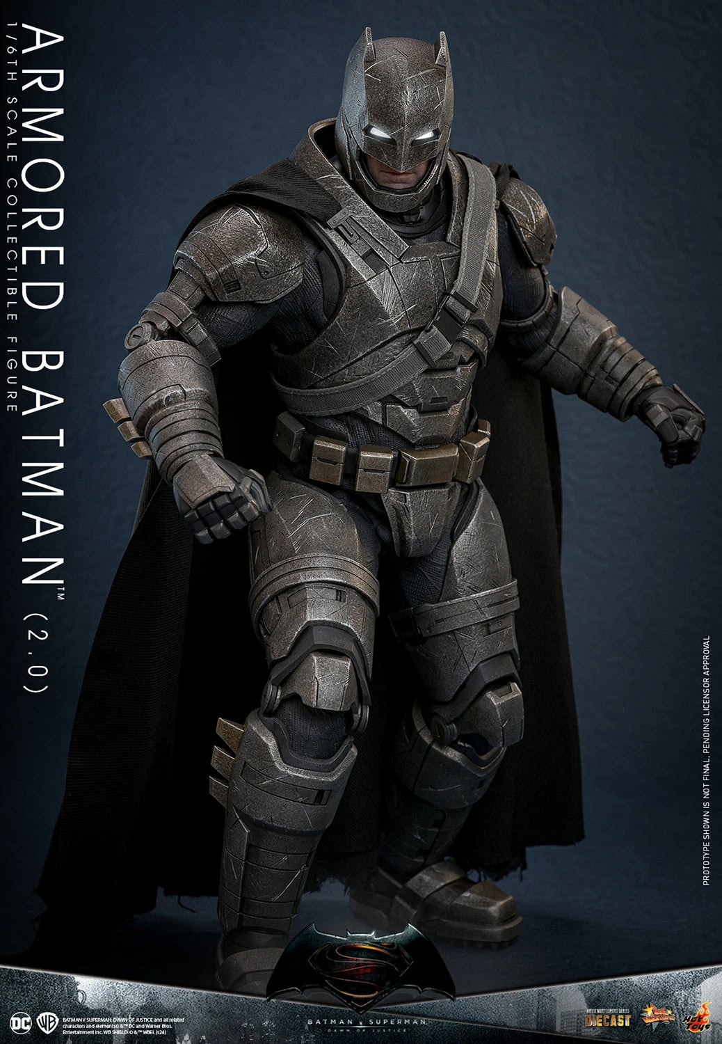 Hot Toys Batman v Superman Dawn of Justice Armored Batman (2.0) 1/6th Scale Figure