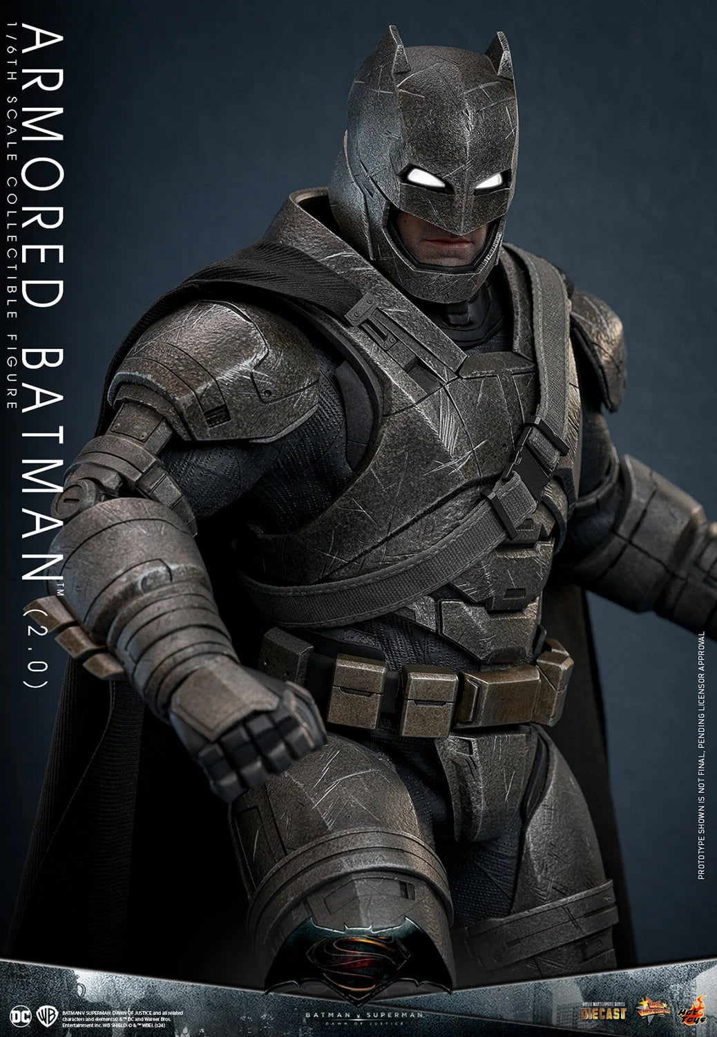 Hot Toys Batman v Superman Dawn of Justice Armored Batman (2.0) 1/6th Scale Figure