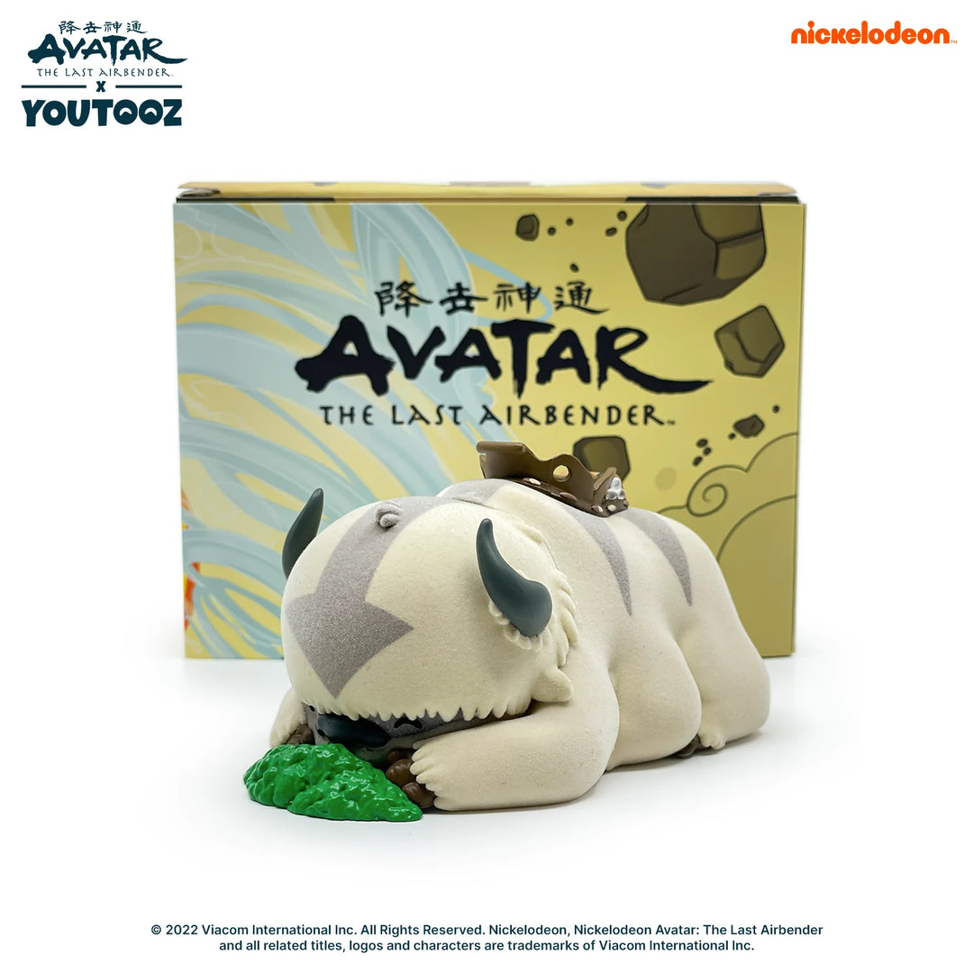 Youtooz Avatar The Last Airbender Appa Hiding Flocked Figure