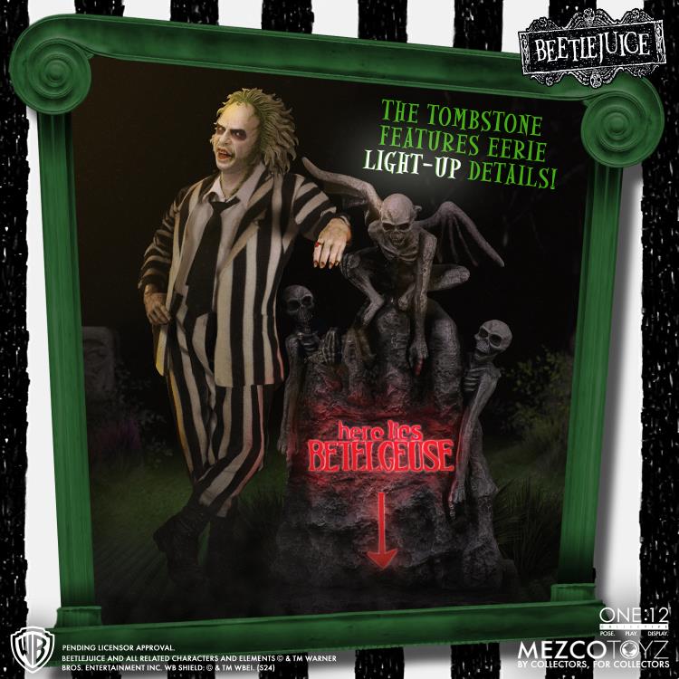 Mezco Beetlejuice (1988) One:12 Collective Beetlejuice Deluxe Edition