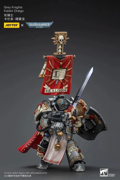 Warhammer 40k Grey Knights Kaldor Draigo 1/18 Scale Figure