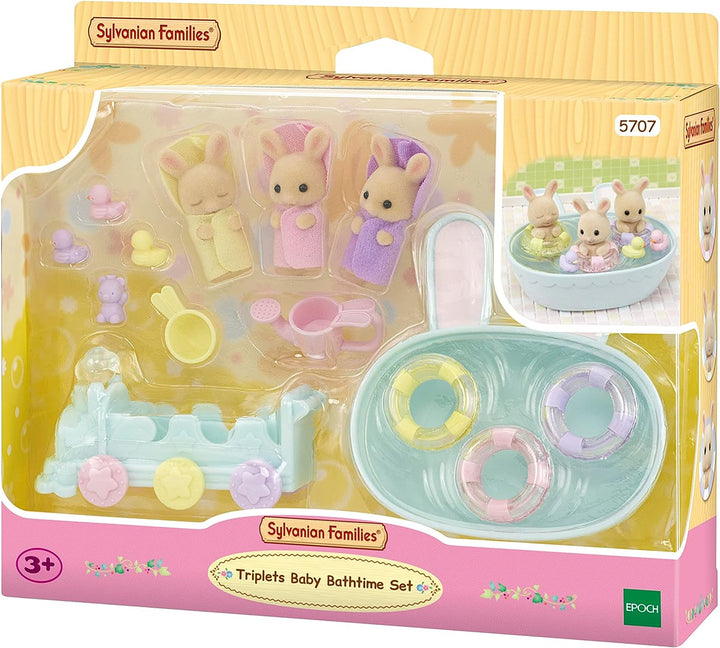 Sylvanian Families Triplets Baby Bathtime Set