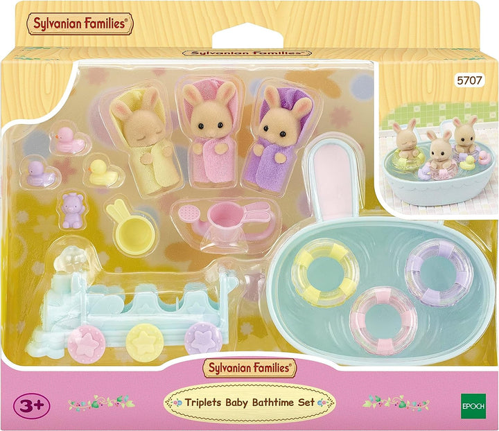 Sylvanian Families Triplets Baby Bathtime Set